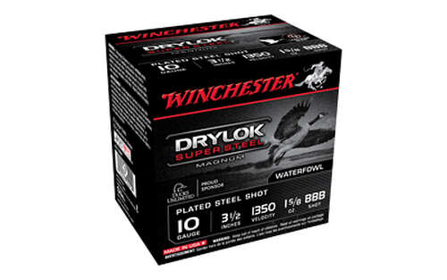 Ammunition Winchester Ammunition DRYLOK SUPER STEEL 10Gauge WIN DRYLK MAG 10GA 3-1/2" BB 25/250